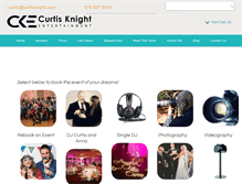 Tablet Screenshot of curtisknight.com